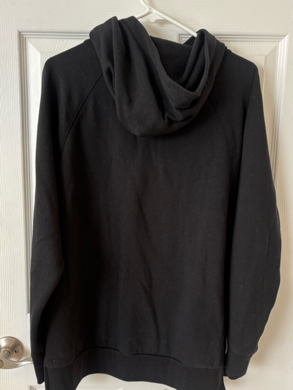 PINK Victoria's Secret Oversized Black Hoodie with Rose Gold‎ Sequin Logo - Picture 5 of 5